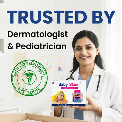 Baby Massage Oil With FREE Heater | Nourishes & Improves Skin Tone | 100ml