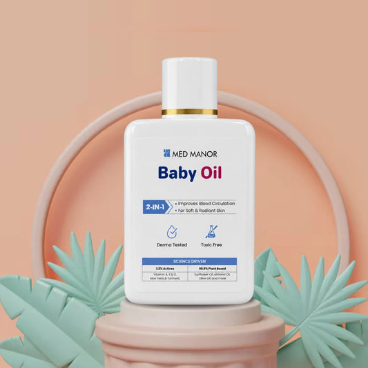 Baby Massage Oil | Nourishes & Improves Skin Tone | Refill pack - 100ml