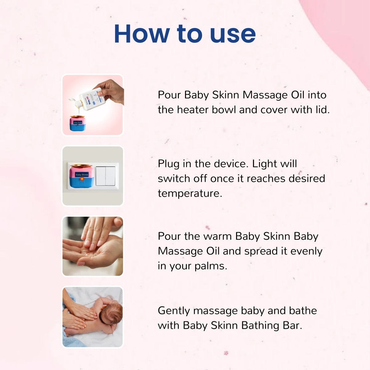 Baby Massage Oil | Nourishes & Improves Skin Tone | Refill pack - 100ml